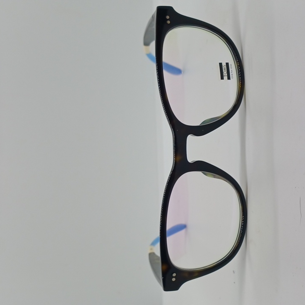 NWT WOMEN'S TOMS EYEGLASS FRAMES ISA TORTOISE LIGHT BLUE